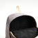 Youth backpack from lightning textiles, 2 pockets, gray color