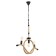 Bayerlux chandelier "Gablis" 3he27 Black 70x10x65cm