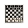 Chess 22 x 22 cm, King H-4.4 cm, d-1.8 cm, plastic figures