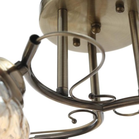 Steel Stewsvelight Nicole 3x60W E27, bronze 53x53x28 cm-3