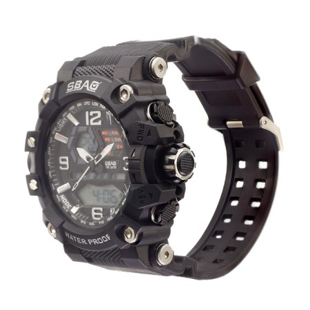 Men's washing watches, with an alarm clock, calendar, backlight, D-5.8 cm, L-21.5 cm, 3 atm-2