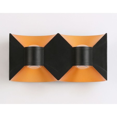 Street wall lamp Ambrella Garden ST4477, 11W, LED, Black Color, Gold-2