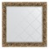 Mirror with engraving in the baguette frame, fresco 84 mm, 86x86 cm