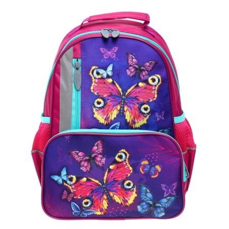 School backpack, 37 x 26 x 13 cm, ergonomic back, calligrata ORT "Butterflies"-8