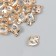 Decor for creativity Metal "heart" gold, crystal 0.6x1x1.1 cm
