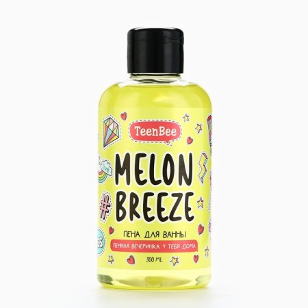 Bath foam, 300 ml, melon aroma, teenbee-5