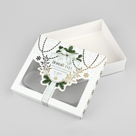 Gift box “New Year - Outsiacies”, 23.5 x 20.5 x 5.5 cm, New Year-4