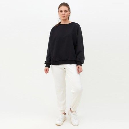 Female sweatshirt Minaku: Casual Collection Black color, size 50-52-3