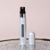 Perfume atomizer, with a spray, 10 ml, silver color