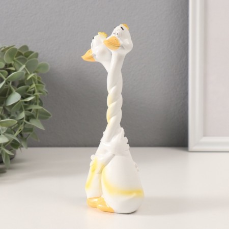Souvenir Polystone Hugs "Ducklings" 17.3x7x4 cm-2