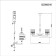 Ceiling EVOLUCE lamp. Sle300203-05. Almese. 5x40 watts, E14, 66x66x58 cm, Shampan