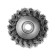 Metal brush for ushm scrap, twisted wire, "cup", M14, 75 mm