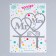 Topper in Mr & MRS cake, silver color