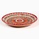 Largan Rishtan ceramics "Patterns", 36 cm, red