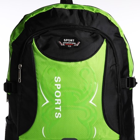 A thyroid backpack with an increase in 55l, 5 external pockets, green color-4