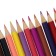 Pencils 24 colors "machine", wooden case, triangular