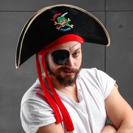 Pirate Hat "Captain Piratov", Rr. 56-58-1