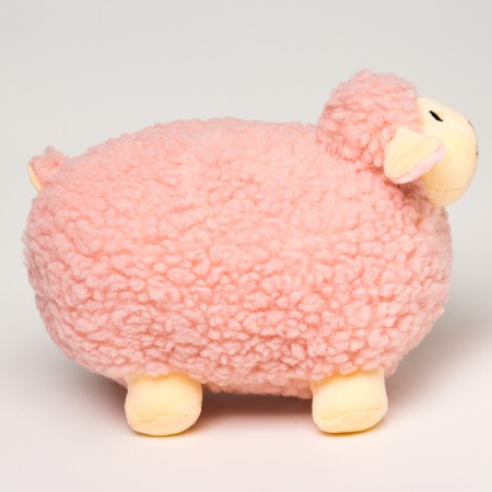 Soft toy "Sheep", 20 cm, pink color-2