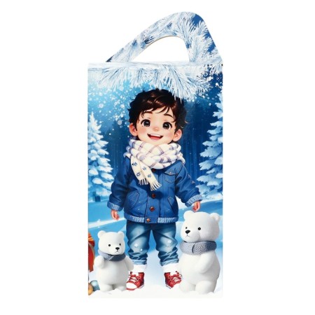 "Big" Big "kids" with animation 750 g New Year's gift set No. 347-2