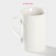 Porcelain share mug “Towards Love”, 300 ml, white color