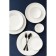 Porcelain salad Magistro la Perle, 250 ml, D = 10.2 cm, white color