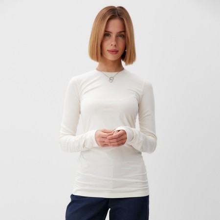 Women's longing with the assembly Minaku: Casual Collection Color Ecrew, rr 44