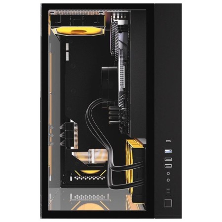 Formula Crystal Z9 Floe Black Black BP without ATX 2XUSB3.0 Audio Bott PSU-3