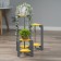 Standing Column Stolka Triangular Flora (3 places) gray-yellow