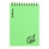 Notepad for spirals A6 80 sheets, cage, Erichkrause "Motion" Plastic Cover Silkography, Blok Offset Beliece 100%, Green