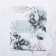 Watercolor card with embossing BE HAPPY, 8.8 x 10.7 cm