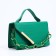 Bag Messenger with zipper, green color