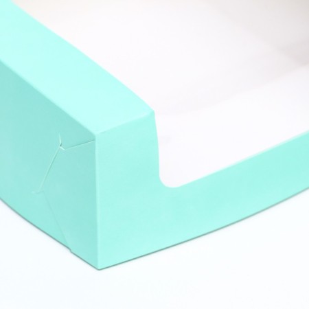 Confectionery packaging with a window, mint, 18 x 18 x 7 cm-2