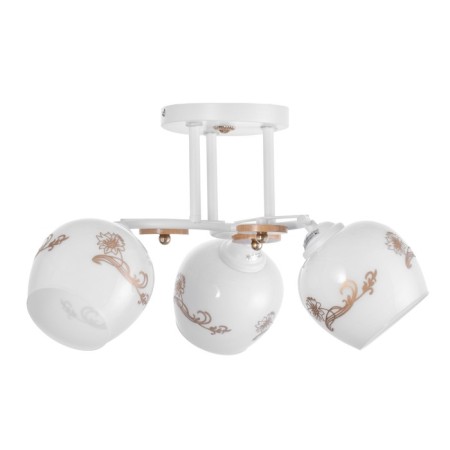 Gabriel chandelier 3x60W E27 white 46x46x28cm-4