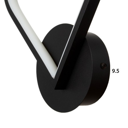 Bra 2524/1bk LED 12W 4000k black 23x25 cm-5