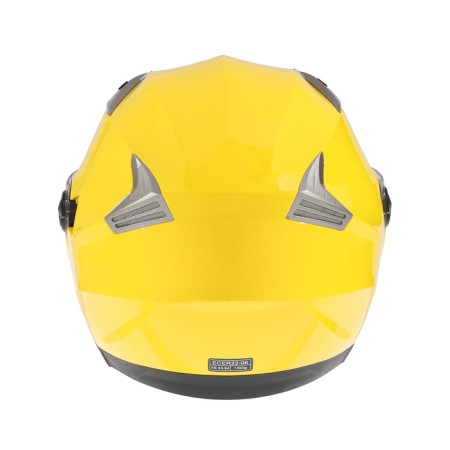 The helmet open with two visors, size XS (53-54), model-BLD-708E, yellow glossy-7