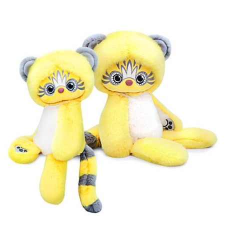 Soft toy "Ayka", yellow color, 25 cm-3