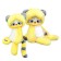 Soft toy "Ayka", yellow color, 25 cm