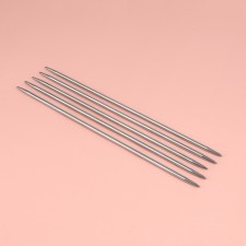 Knitting knitting needles, stitching, d = 5 mm, 25 cm, 5 pcs