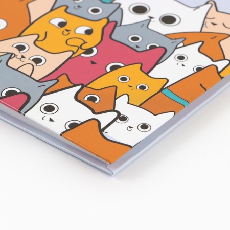 School Diary 1-4 class, in a solid cover, 48 liters "September 1: cats"-1