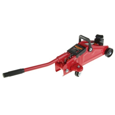 Hydraulic jack sparta, 2 tons, rolling, in the case, rise by 140–285 mm-1