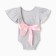 Body Kroshka I am "Pink Bant", r.24, gray, height 68-74 cm