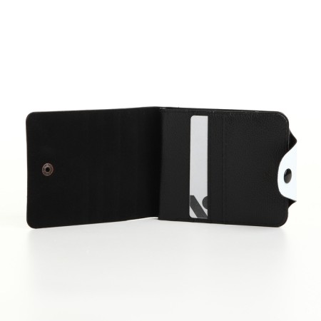 Wallet on the button, beige color-5