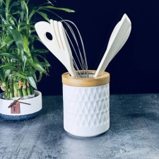 Lenardi bamboo baking set, on a stand, 5 items