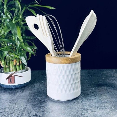 Lenardi bamboo baking set, on a stand, 5 items