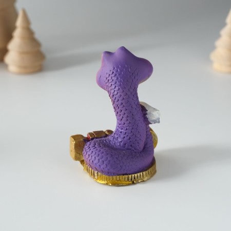 Polystone souvenir "Snake with a wish and money" MIX 5x4x7 cm-4