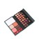 A set of decorative cosmetics (highlighter, shadows for eyebrows, blush, glitter, eye shadow)