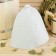 White Bath cap, felt