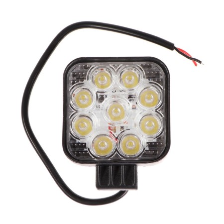 LED FARA LEMPEL WL-132S, high light, metal housing, 9 LED in a circle, 27 watts