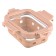 Container for baking, storage and carrying of products in the Smart Solutions cover, beige color, 370 ml