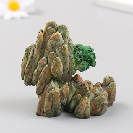 Figure for Florarium Polystone "Mountain Cliff" 9x4.8x8.5 cm-1